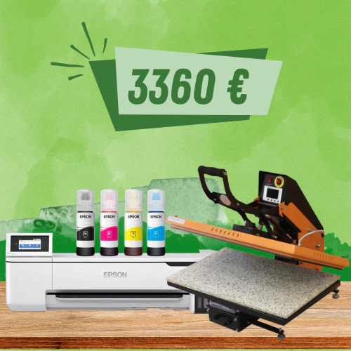 Impresora Epson SC-F500 y plancha Beinsen Doha de 50x80cm - Kit para sublimaci&oacute;n