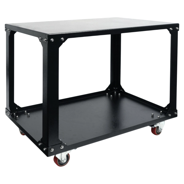 Mesa universal grande con ruedas para plancha t&eacute;rmica