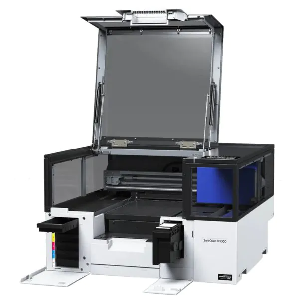 Impresora plana SureColor V1000 A4 UV, alta calidad a bajo coste