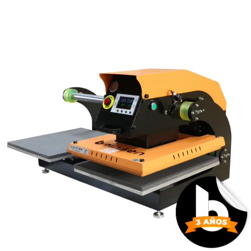 Plancha Beinsen Neumática con doble plato Normandía 40cmx50cm.
