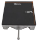 Plato intercambiable de 18x18cm. para Beinsen Barbados