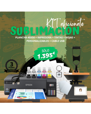 KIT AFICIONATE - Impresora A3+ y plancha